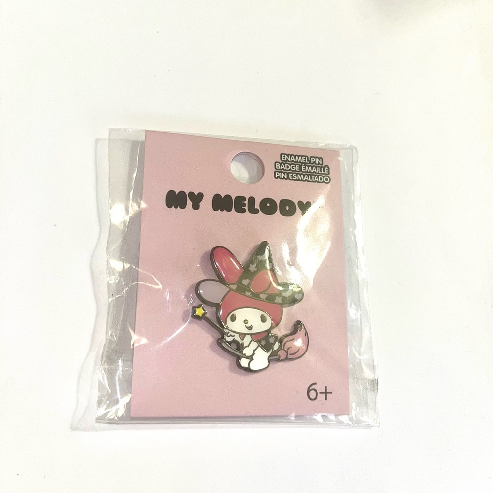 Sanrio My Melody Halloween witch enamel pin